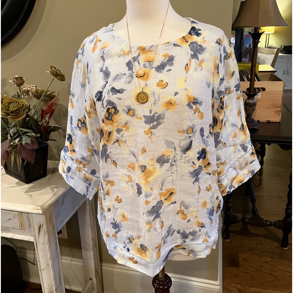 Pure Jill linen top